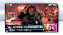 Une journaliste attaquée par des boules de neige sur BFM TV