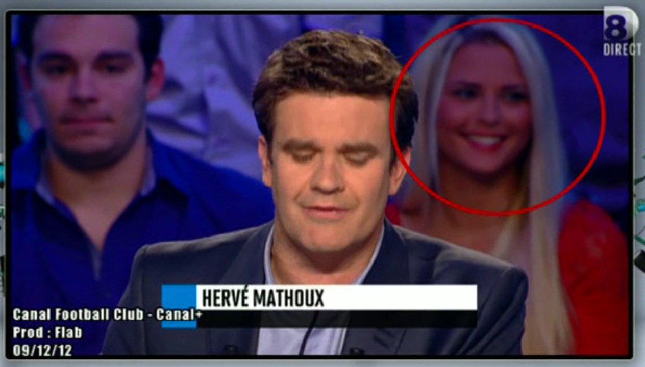 Kelly Vedovelli Canal Football Club La blonde qui a fait le buzz derrière Hervé Mathoux était une hôtesse -  Vidéo Dailymotion