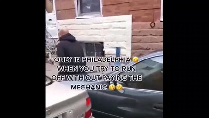 Ce mécanicien stoppe un client qui veut partir sans payer (Philadelphie)