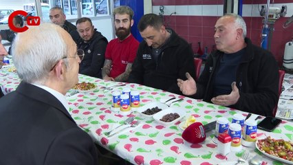 Kılıçdaroğlu esnafla iftar yaptı, dertlerini dinledi: Küçük çocukla keyifli sohbeti güldürdü