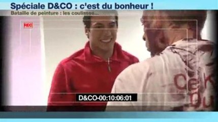 Bataille de peinture pour Damidot, Jenifer et Bouzigues