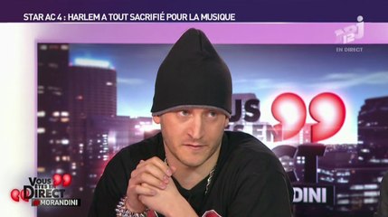 Harlem (Star Ac' 4) : "SDF, c'est un choix que j'ai fait pour produire mon disque"