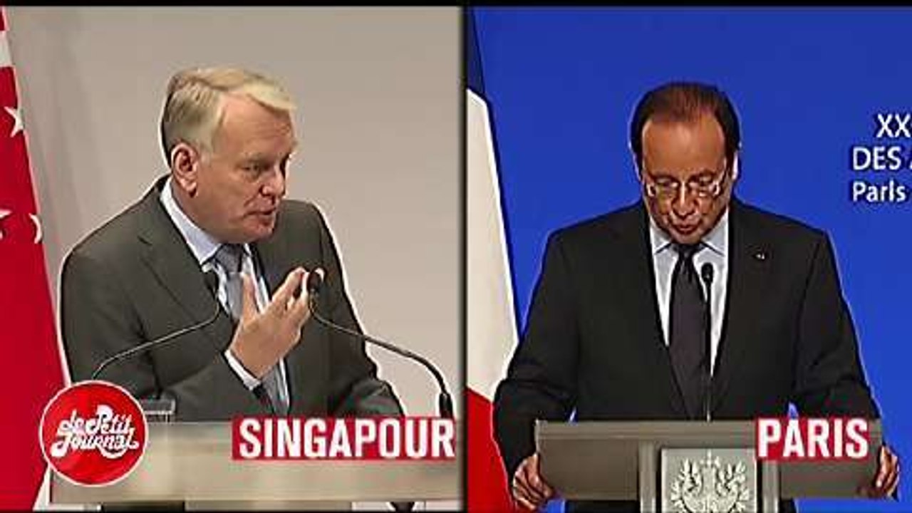 Ayrault / Hollande : Le copier-coller (Le Petit Journal)