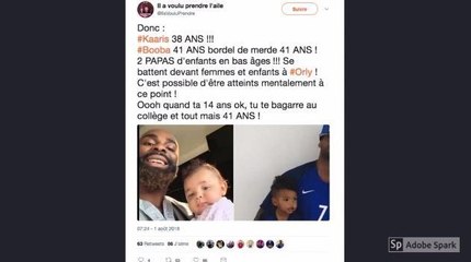Les internautes choqués par la bagarre entre Booba et Kaaris