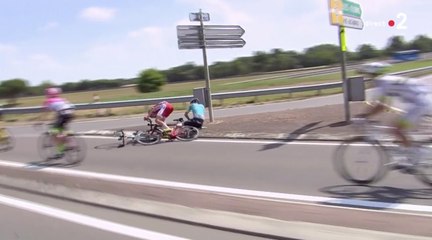 Tour de France : la lourde chute de Luis Leon Sanchez, forcé à l'abandon