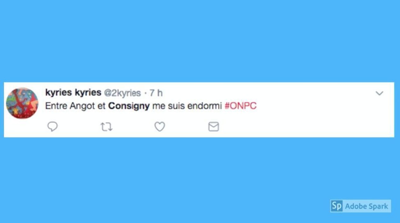 "Poussif", "laborieux", "pompeux" : les internautes mitigés sur la prestation de Charles Consigny dans ONPC (REVUE DE TWEETS)
