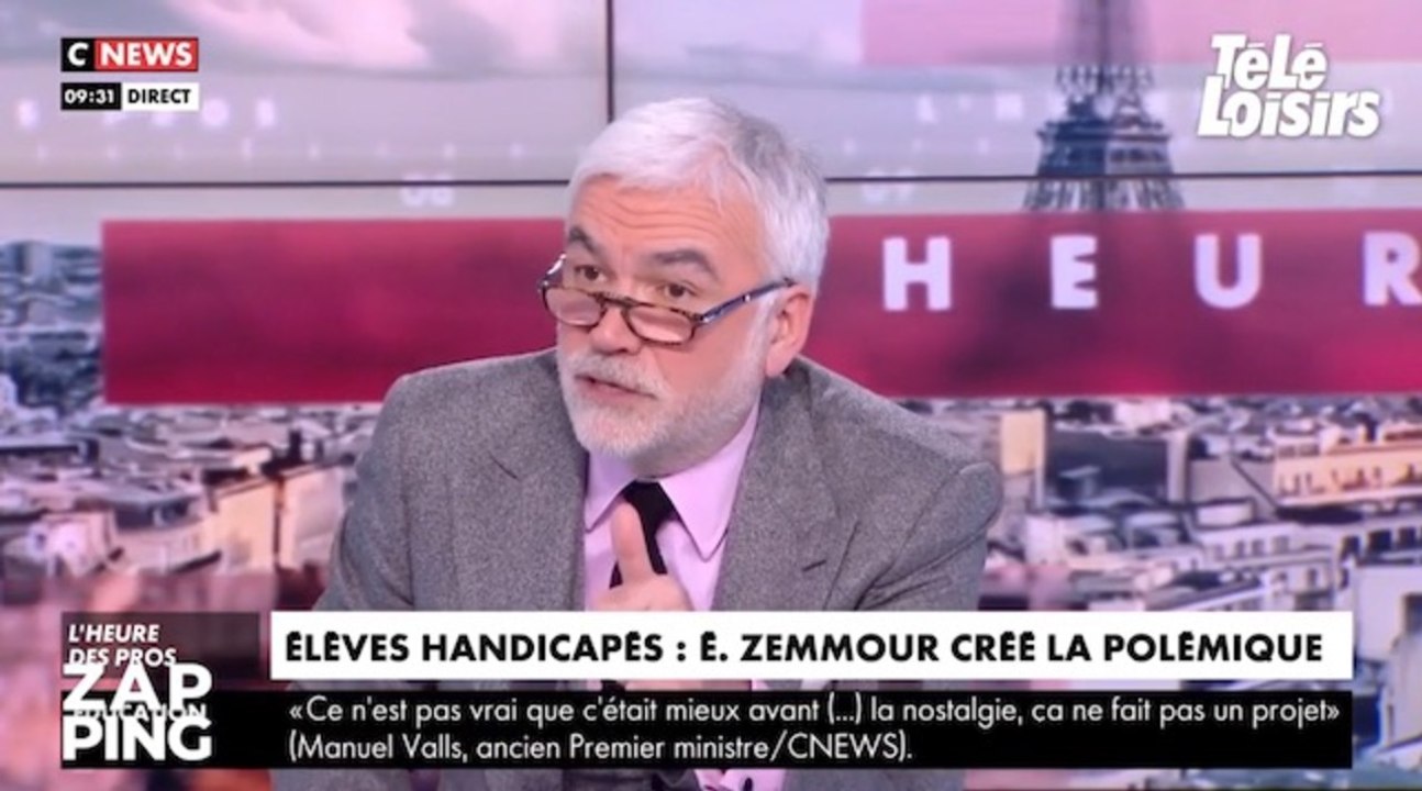 Pascal Praud évoque le handicap de sa fille dans l'Heure des pros