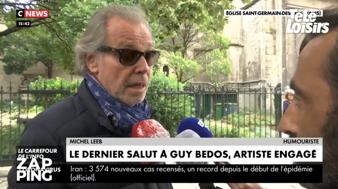 Obsèques de Guy Bedos : l'émotion de Michel Leeb