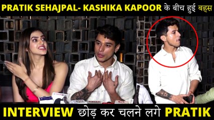 Pratik Sehajpal- Kashika Kapoor's Shocking Argument At A Press Conference