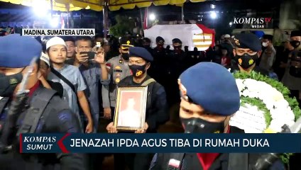 Jenazah Ipda Agus Husein Tiba di Kampung Halaman