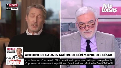 Antoine+De+Caunes évoque ses idées pour la prochaine cérémonie des César dans L'heure des pros