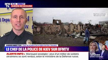 Pour le chef de la police de Kiev, Vladimir Poutine "ne fait que nier être le leader de ce génocide du peuple ukrainien"