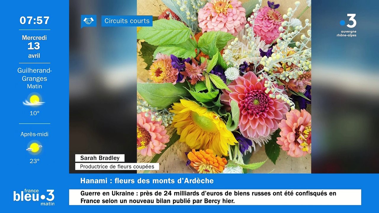 À Silhac, Hanami, des fleurs de saison cultivées et vendues coupées ou en bouquets en circuit court