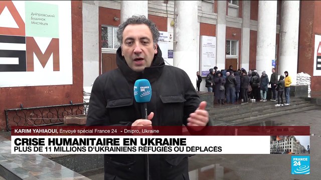 Crise humanitaire en Ukraine : 11 millions de réfugiés ou déplacés