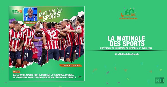 Matinale Des Sports du 13 avril 2022 par Ange Assoukrou [ Radio Côte d'Ivoire ]