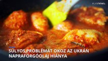 Máris minden konyhában érződik az ukrán napraforgó étolaj hiánya