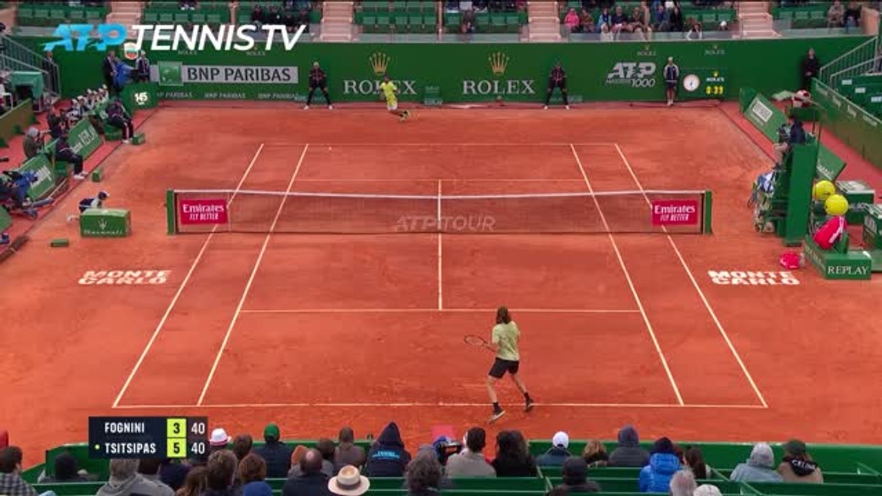 Highlights: Tsitsipas zu stark für Fognini