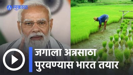 Modi-Biden Meet | जगाला अन्नसाठा पुरवण्यास भारत तयार- मोदी | Food Crisis | Sakal