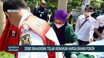 Satu Mahasiswa Pingsan saat Unjuk Rasa di Depan Kantor Pemkot Lampung