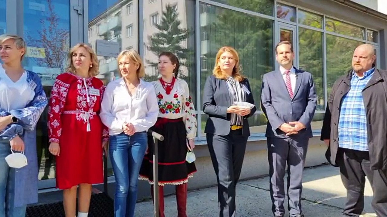 ZÁZNAM: Bratislava: Nové Mesto otvorilo Ukrajinsko-slovenský komunitný dom