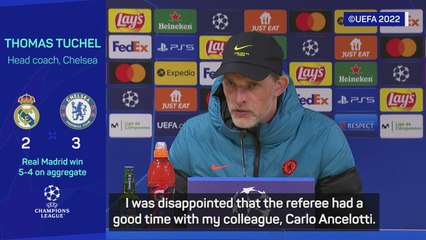 Tuchel fumes at 'laughing' referee after Chelsea's UCL exit