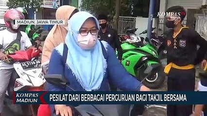 Pesilat Dari Berbagai Perguruan Bagi Takjil Bersama