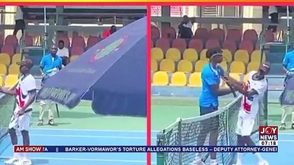 Tennis Brawl: VICTIM Raphael Ankrah shocked by slap - AM Sports on JoyNews (13-4-22)
