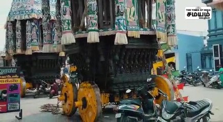 ஸ்ரீ நஞ்சுண்டேஸ்வரர் திருக்கோயில் சித்திரை திருவிழா; தேர் ரெடி!