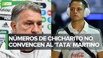Tata' Martino rompe el silencio y revela por qué no convoca a Chicharito Hernández