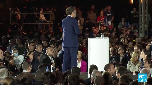 French presidential election: President Macron defends his european project
