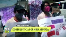 Exigen justicia para niña abusada durante más de un año en Xonacatlán