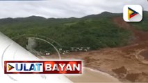 Pagtakas ng pamilyang sakay ng bangka at sasakyang pandagat ng BFP mula sa landslide, nakuhaan ng video