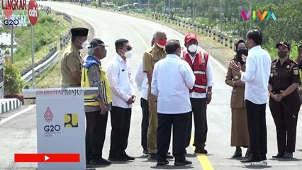 Ditemani Ganjar, Jokowi Resmikan Jalur Alternatif Mudik Baru