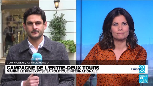 Présidentielle 2022 : Marine Le Pen expose sa politique internationale
