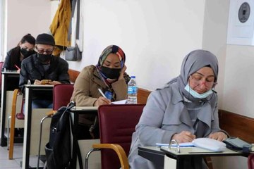 Yabancı uyruklu vatandaşlar, Türkçeyi Samsun'da öğreniyor