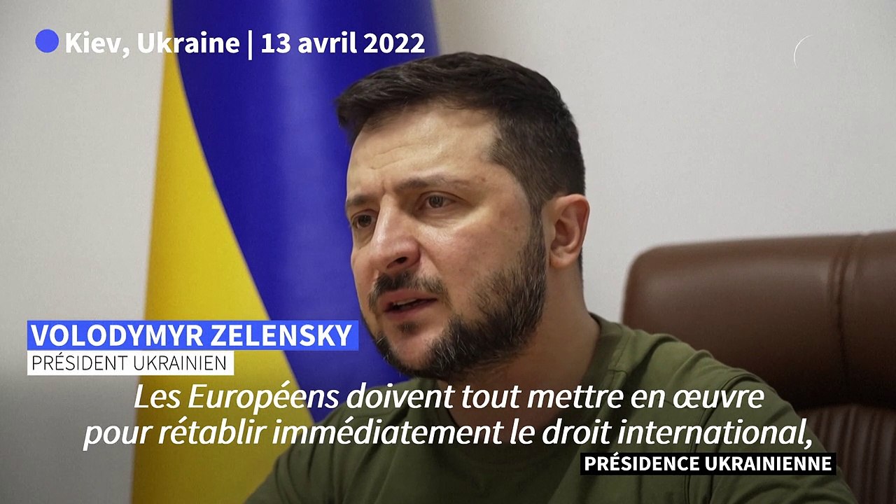 Zelensky appelle l'Europe à agir avant que la Russie n'attaque d'autres pays