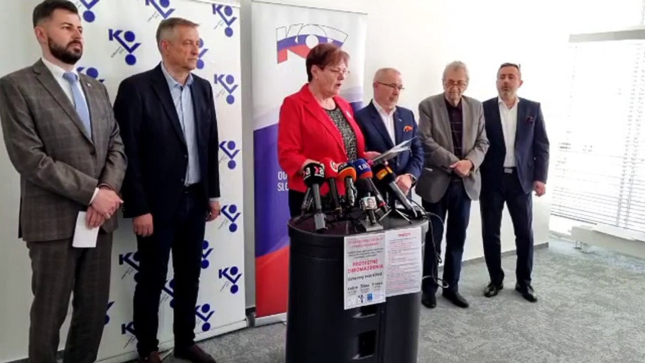 ZÁZNAM: Odborári plánujú protestné zhromaždenia, nevylučujú ani generálny štrajk