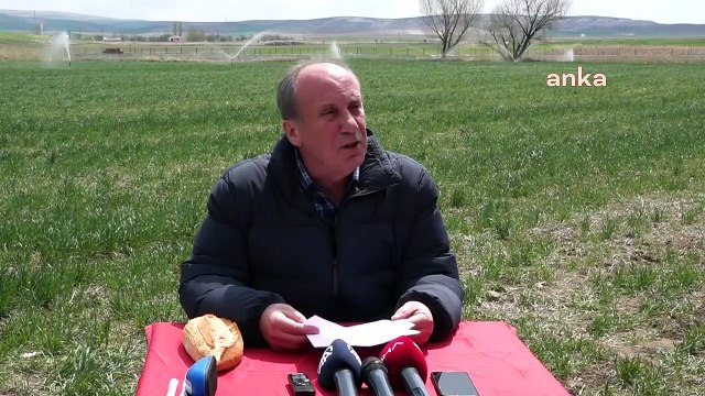 Muharrem İnce: İnce, Köprüye geçiş garantisi veriyorsan çiftçiye de alım garantisi vereceksin, dolar üzerinden vereceksin.