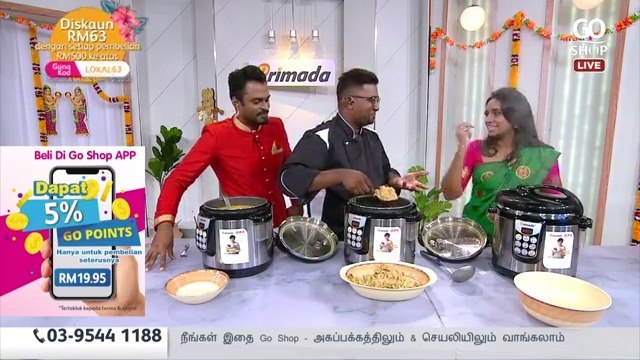 [Deepavali Special Live]Primada Pressure Cooker