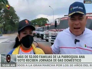 Más de 52 mil familias de la parroquia Guerrera Ana Soto atendidas con el Plan Cayapa de GasLara