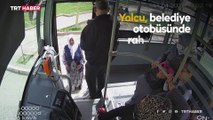 Otobüste rahatsızlanan yolcuyu kadın şoför hastaneye yetiştirdi