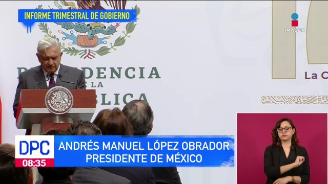 López Obrador presentó su Informe Trimestral de Gobierno