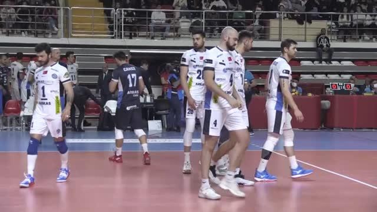 Voleybol: AXA Sigorta Erkekler Kupa Voley finalinde Arkas Spor şampiyon oldu
