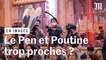 Des militants perturbent la campagne de Marine Le Pen pour dénoncer sa proximité avec Poutine
