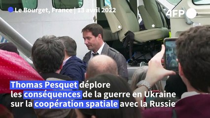 Espace: Thomas Pesquet déplore "les conséquences" de la guerre en Ukraine