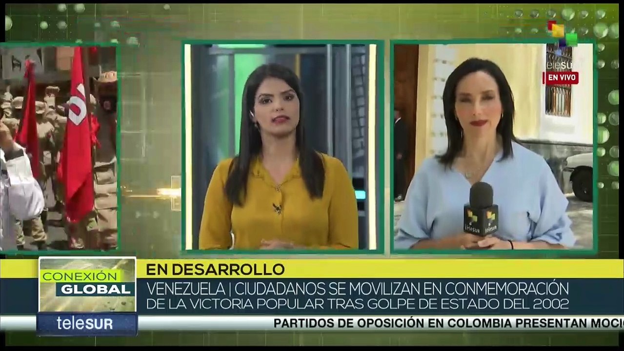 Venezolanos celebran la victoria contra el fallido golpe de Estado de 2002