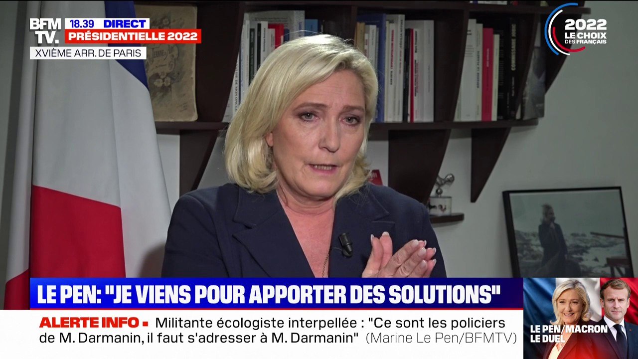Marine Le Pen: "Mon Premier ministre sera un politique"