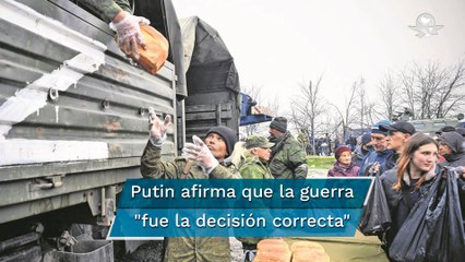 Putin: Rusia cumplirá sus "nobles" objetivos