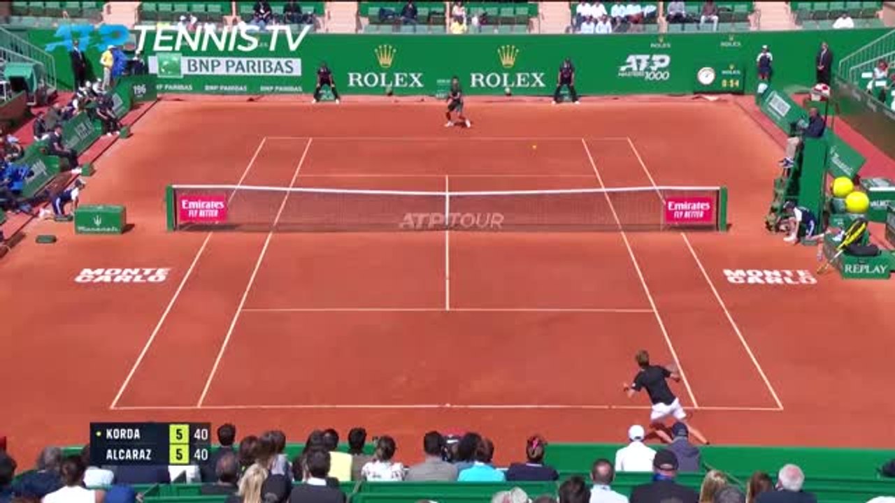 Highlights: Korda gewinnt Thriller gegen Alcaraz