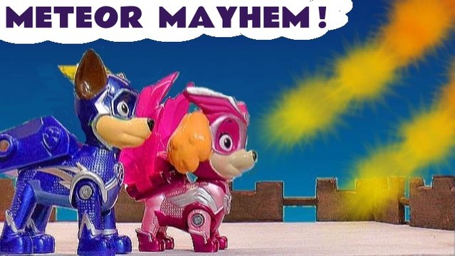 Paw Patrol Mighty Meteor Mystery with Paw Patrol Toys and the Funny Funlings in this Stop Motion Full Episode Fun Video for Kids